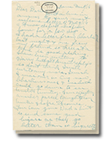 December 18, 1916 letter with 2 pages