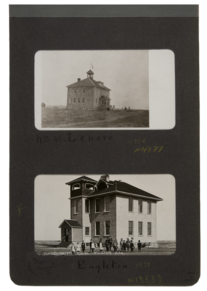 Lenore and Eagleton Schools, ca. 1909-1912